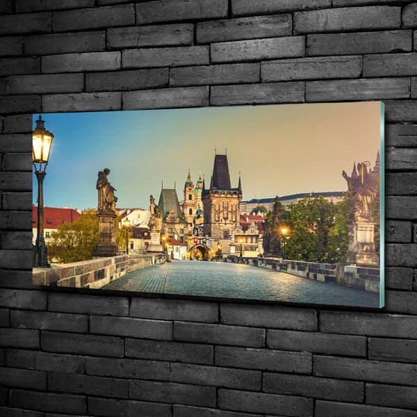 Foto-obraz fotografie na skle Most Praha osh-101827569