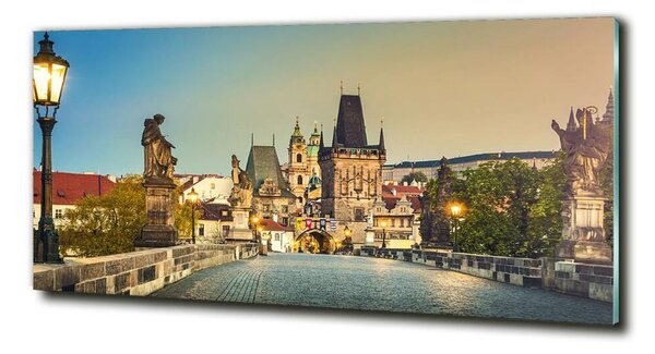 Foto-obraz fotografie na skle Most Praha osh-101827569