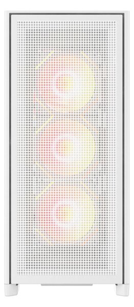 Počítačová skříň DarkFlash AIRNOVA (bílá) + 3 ventilátory