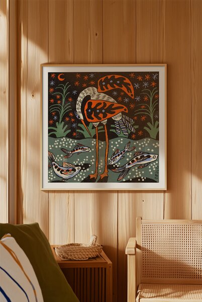 PSTR studio Plakát Magic Waterbird