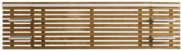 Dřevěné čelo k posteli Marckeric Nidra 240 x 61,9 cm