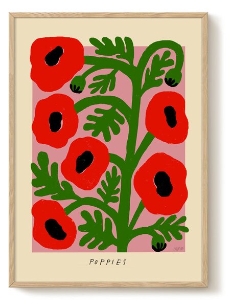 PSTR studio Plakát Poppies