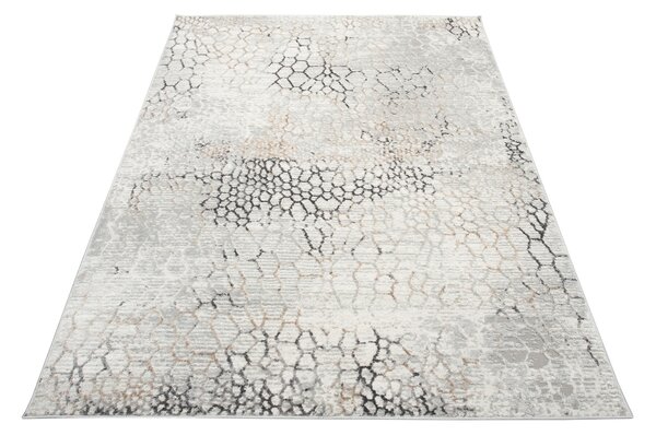 Makro Abra Moderní kusový koberec PORTLAND G513A bílý béžový Rozměr: 160x220 cm