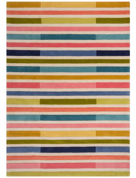 Hans Home | Ručně všívaný kusový koberec Illusion Piano Pink/Multi - 200x290