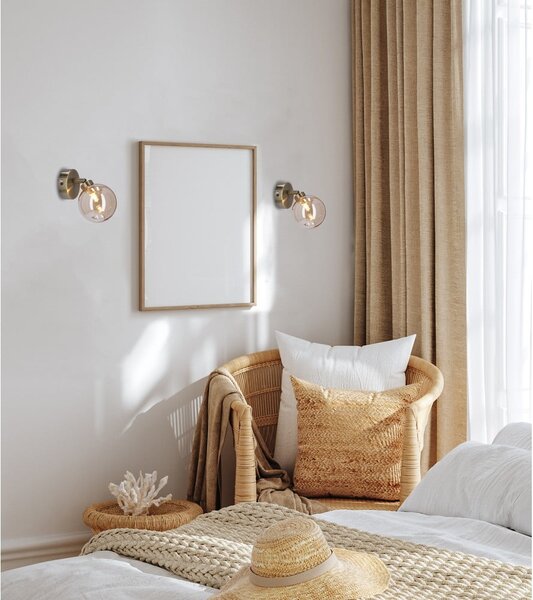 Nástěnné svítidlo v bronzové barvě ø 10 cm Rodia – Candellux Lighting