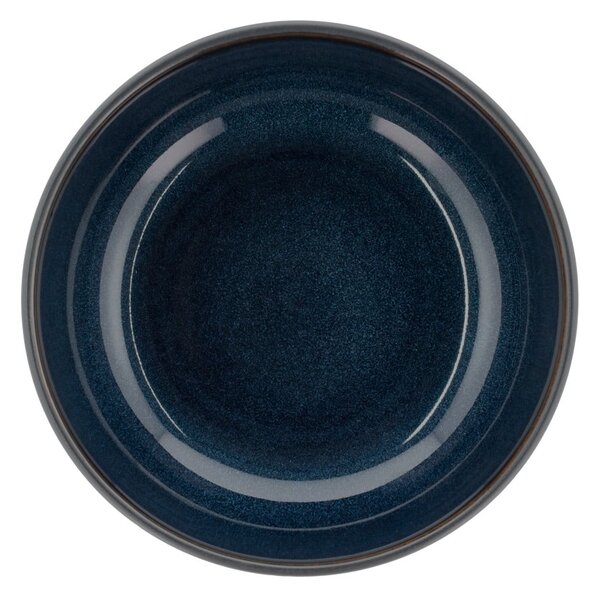 Černá/modrá ramen miska z kameniny Gastro Dark Blue/Black – Bitz