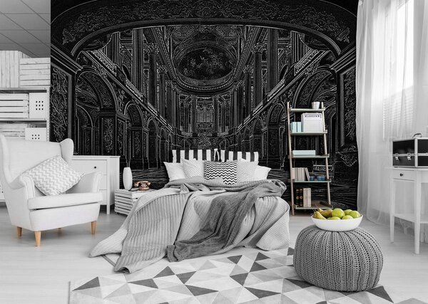 Fototapeta - Velký sál sál ve Versaille (152,5x104 cm)