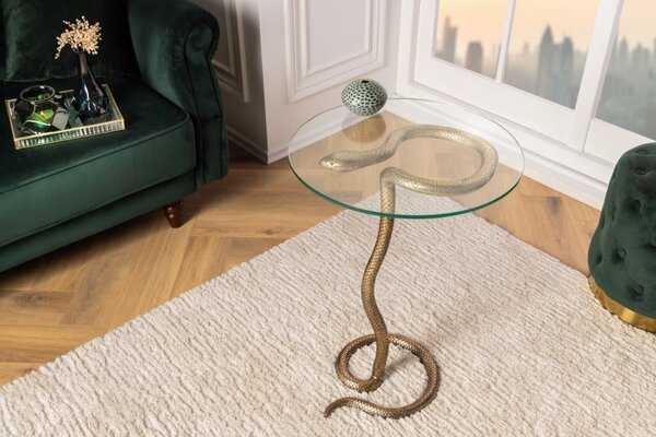 Odkládací stolek WILDLIFE SNAKE 60 CM antik měděný Nábytek | Doplňkový nábytek | Odkládací stolky