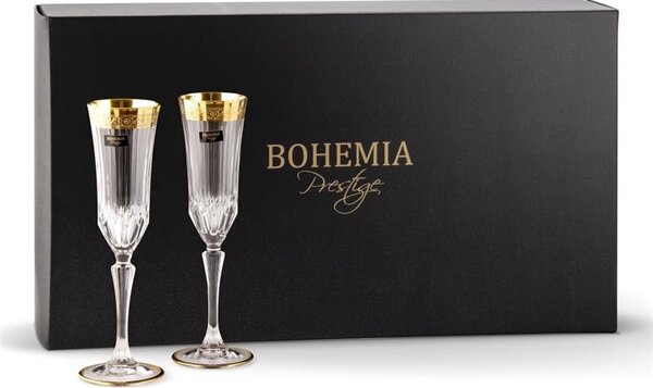 BOHEMIA PRESTIGE MIRADOR SKLENICE NA ŠAMPAŇSKÉ 180ML SADA 6 KS
