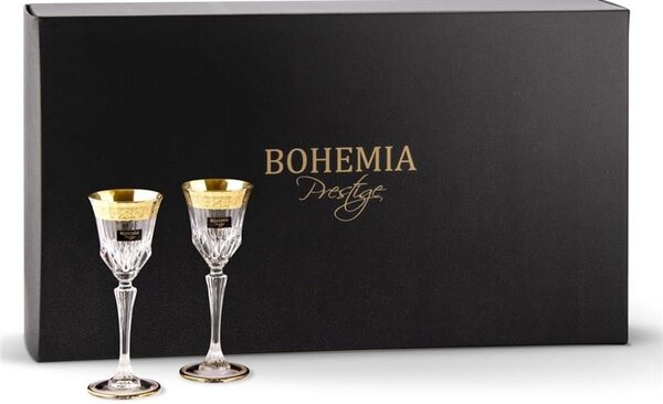 BOHEMIA PRESTIGE MIRADOR SKLENICE NA LIKÉR 80 ML SADA 6 KS