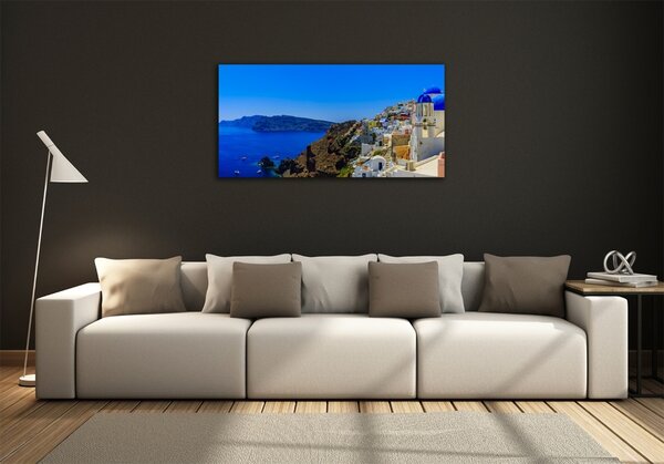 Foto obraz skleněný horizontální Santorini Řecko osh-103926529