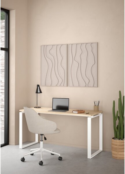 Pracovní stůl s deskou v dubovém dekoru 60x150 cm Sign – Tvilum