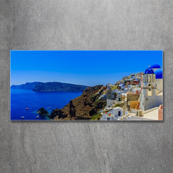 Foto obraz skleněný horizontální Santorini Řecko osh-103926529