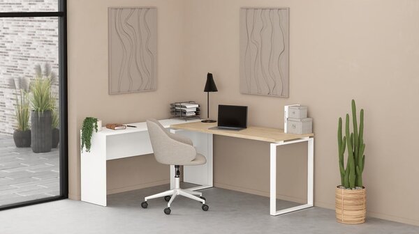 Pracovní stůl s deskou v dubovém dekoru 60x150 cm Sign – Tvilum