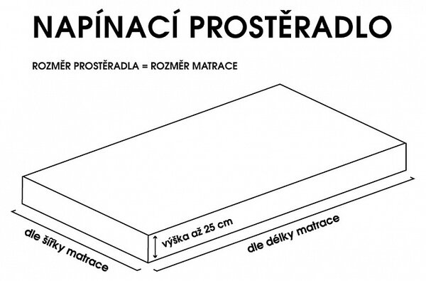 Prostěradlo Tmavě hnědé/čokoládové Froté 200/200/25