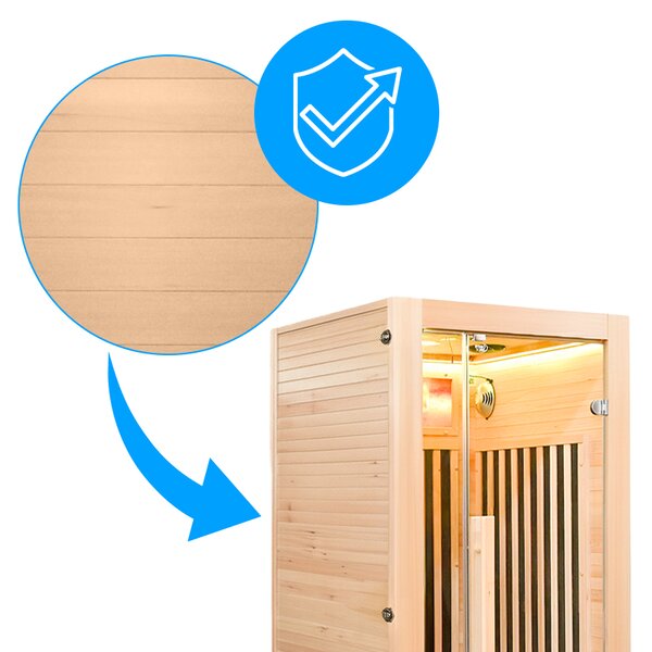 Hydrosan Infrasauna Alta 1-CRB 90x90, 1-2 osoby