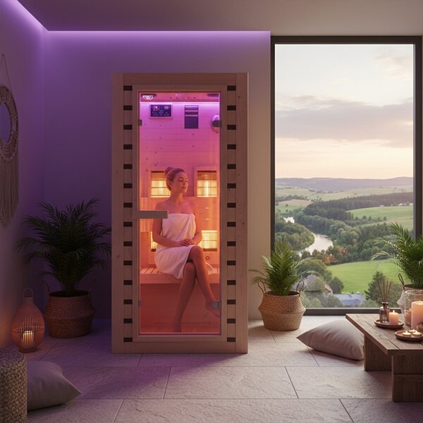 BPS-koupelny Infrasauna Tromso 1 90x90, 1 osoba