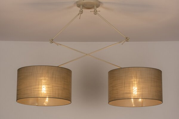 Závěsné designové svítidlo nad stůl Snap Light Taupe Duo and Sand (LMD)