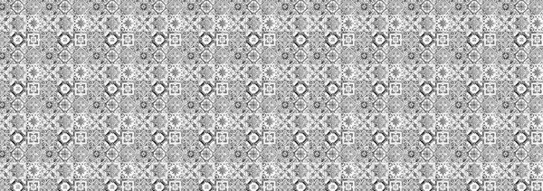 Fototapeta - Černé a bílé dlaždice (152,5x104 cm)