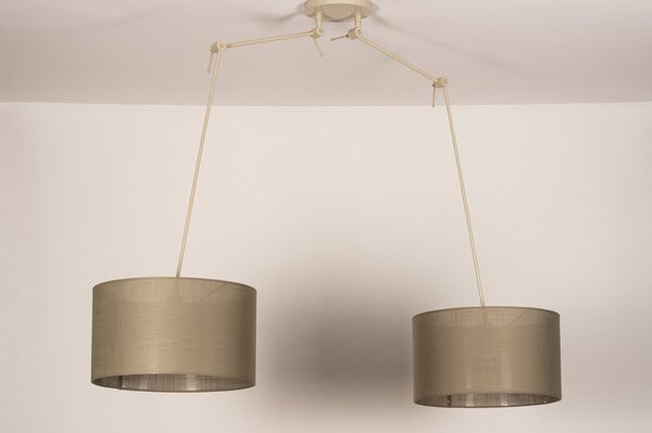 Závěsné designové svítidlo nad stůl Snap Light Taupe Duo and Sand (LMD)