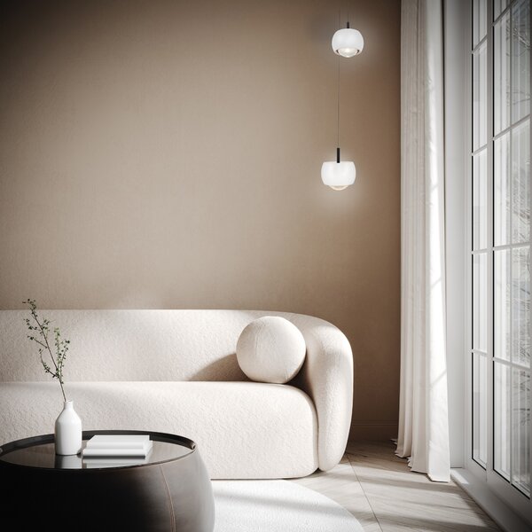 Mantra 8405 Roller, stahovací závěsné svítidlo se svícením dolů LED 12W, 3000K, bílá, průměr 9,6cm