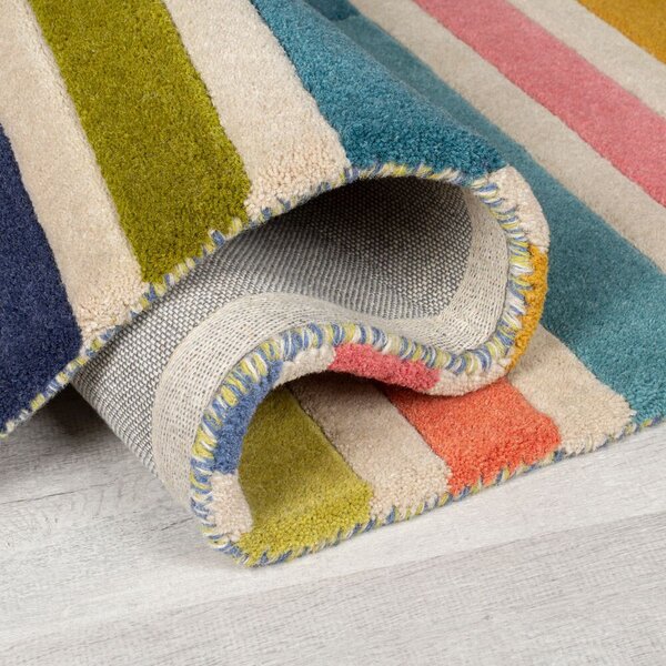 Flair Rugs Ručně všívaný kusový koberec Illusion Piano Pink/Multi - 120x170 cm