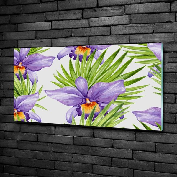 Foto obraz skleněný horizontální Orchidej osh-104930061