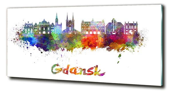 Fotoobraz na skle Barevný Gdaňsk osh-105099477