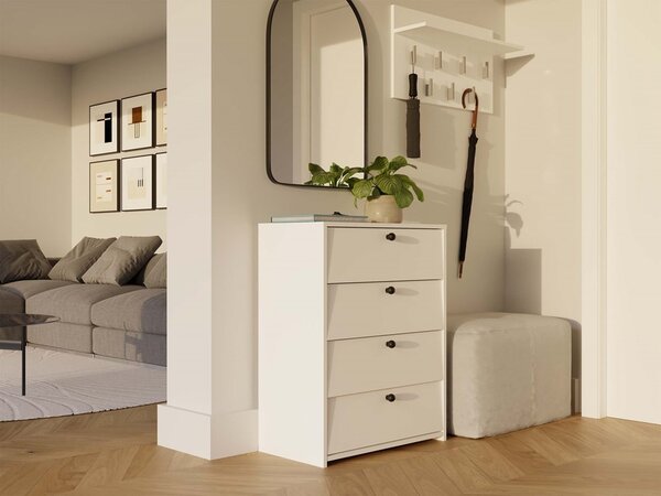 TP Living Botník LOKA 66 cm bílý