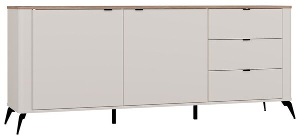 TP Living Komoda CORDOBA 2D3S kašmír/dub Castello