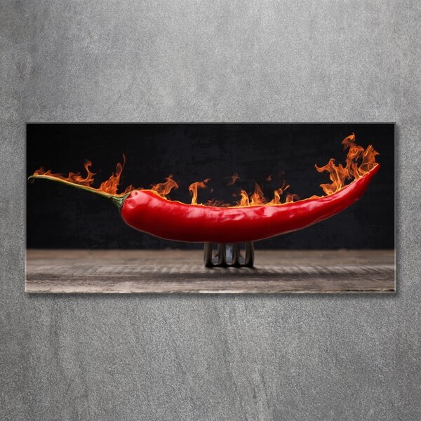Foto obraz skleněný horizontální Chilli papričky osh-105839345