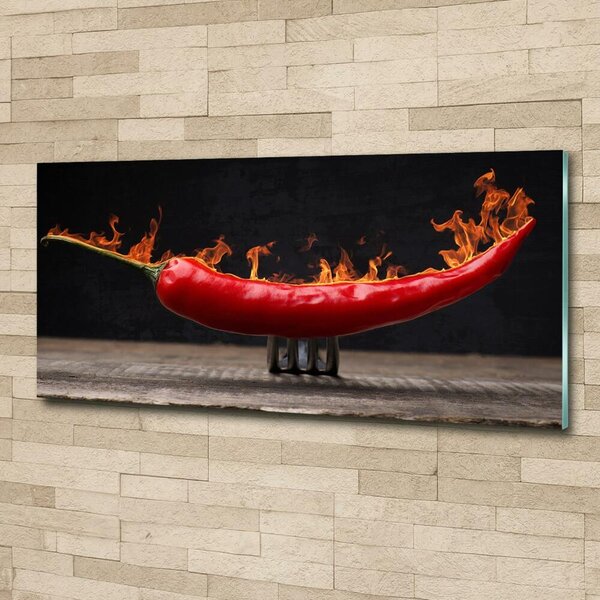 Foto obraz skleněný horizontální Chilli papričky osh-105839345