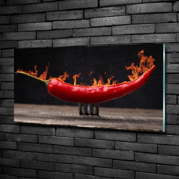 Foto obraz skleněný horizontální Chilli papričky osh-105839345