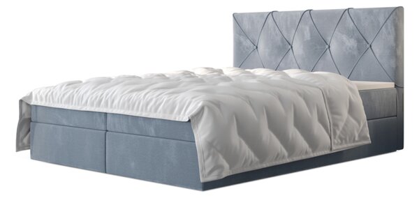 Čalouněná postel boxspring ALTEA COMFORT, 160x200, monolith 70