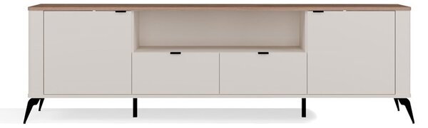 TP Living TV stolek CORDOBA 2D2S kašmírový/dub Castello