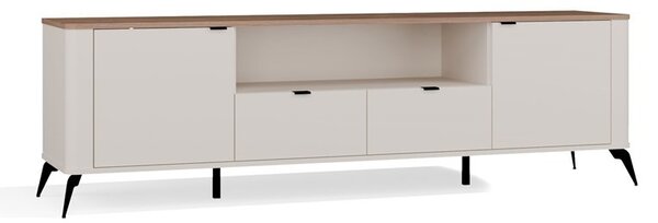 TP Living TV stolek CORDOBA 2D2S kašmírový/dub Castello