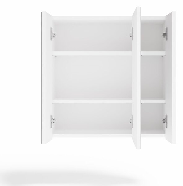 TP Living Závěsná koupelnová skříňka se zrcadlem POLA 3L bílá