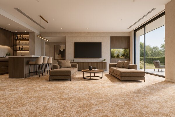 Condor Carpets, Metrážový koberec Serena 6652, na míru, šíře 4m,5m, hnědá, filc, dětský pokoj