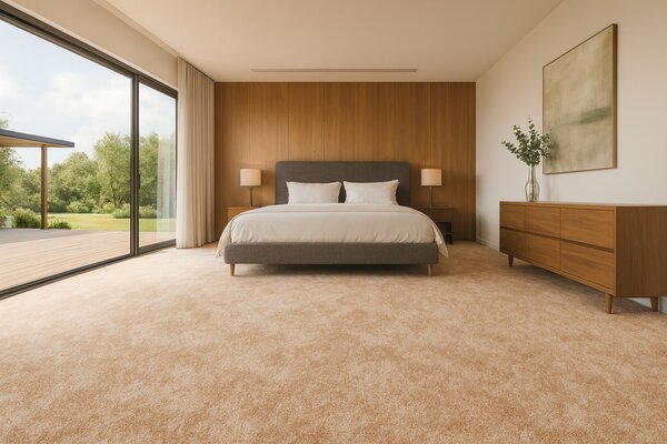 Condor Carpets, Metrážový koberec Serena 6642, na míru, šíře 4m,5m, béžová, filc, dětský pokoj