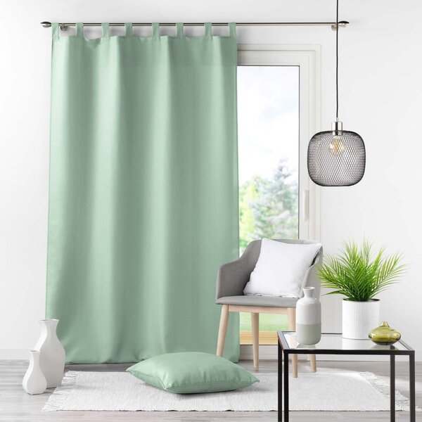 Zelený závěs 140x260 cm Essentiel – douceur d'intérieur