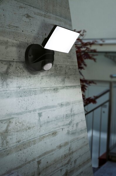 Eglo 98178 - LED Venkovní nástěnné svítidlo se senzorem PAGINO LED/15W/230V IP44