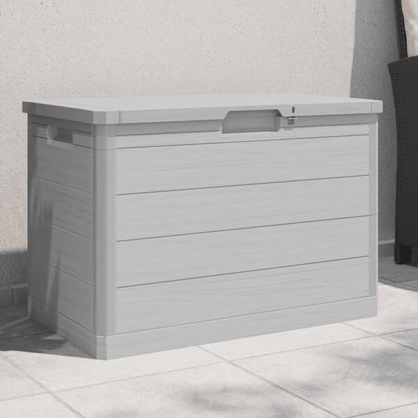Zahradní box na podušky šedý 77,5 x 44,5 x 53 cm polypropylen