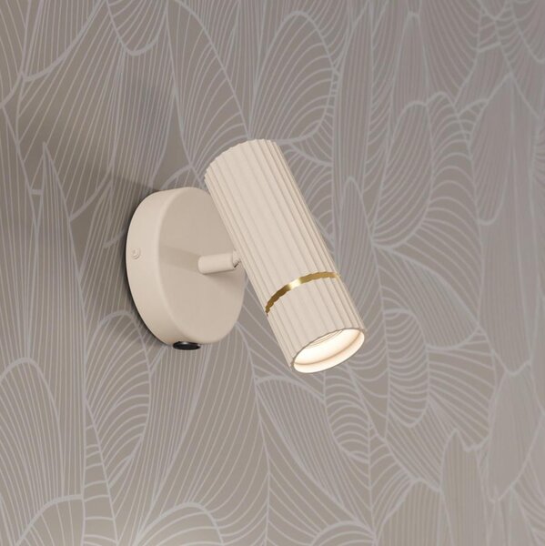 Eglo 901153 - LED Nástěnné svítidlo CAMINIA 1xGU10/5W/230V 3000K béžová