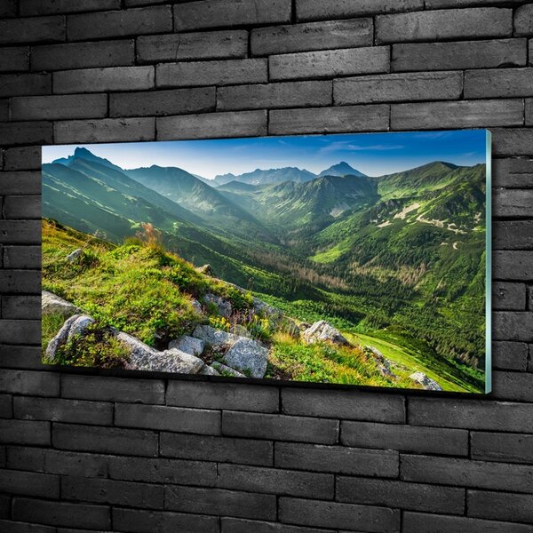 Foto obraz skleněný horizontální Úsvit v Tatrách osh-108007385