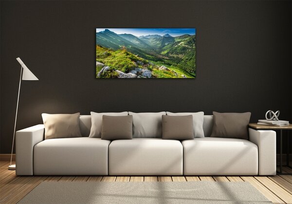 Foto obraz skleněný horizontální Úsvit v Tatrách osh-108007385