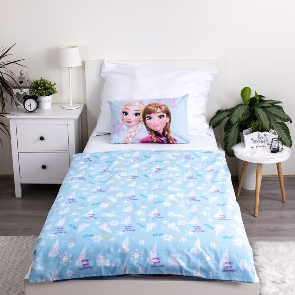 Jerry Fabrics Povlečení do postýlky Frozen Light blue baby 100x135, 40x60 cm