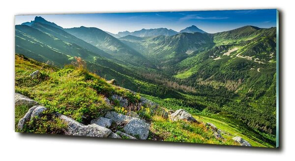 Foto obraz skleněný horizontální Úsvit v Tatrách osh-108007385