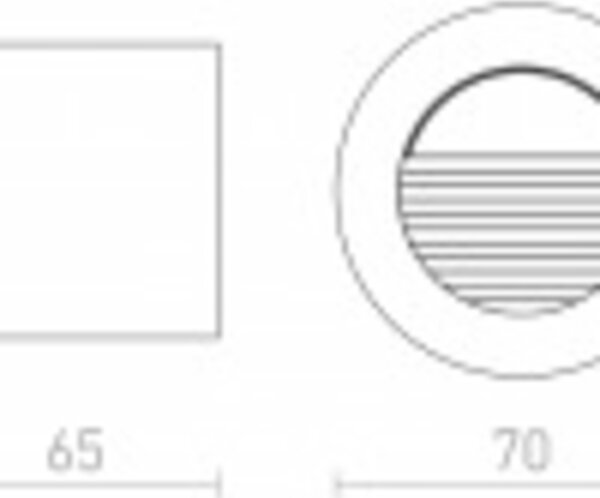 RED - DESIGN RENDL RENDL MARCO 70 zápustné svítidlo bílá 230V LED 3W IP65 3000K R14142