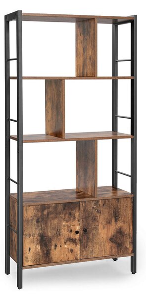 REGÁL NA DOKUMENTY, hnědá, černá, 74/154,5/30 cm Boxxx - Online Only kancelářský nábytek, Online Only