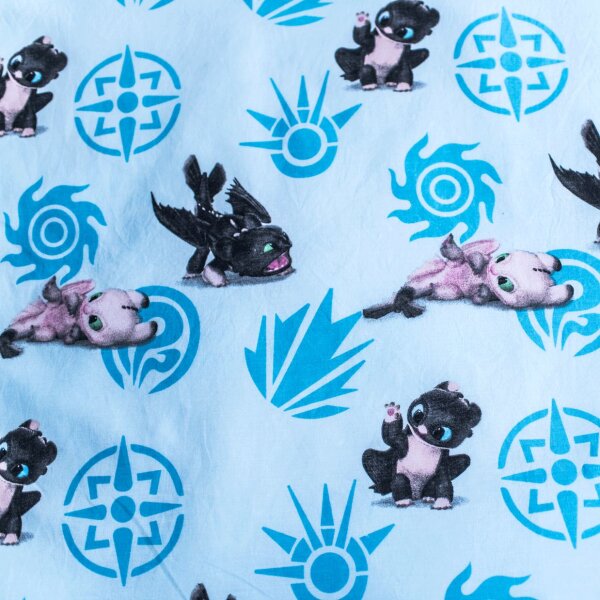 Jerry Fabrics Povlečení do postýlky Jak vycvičit draka Babies baby 100x135, 40x60 cm